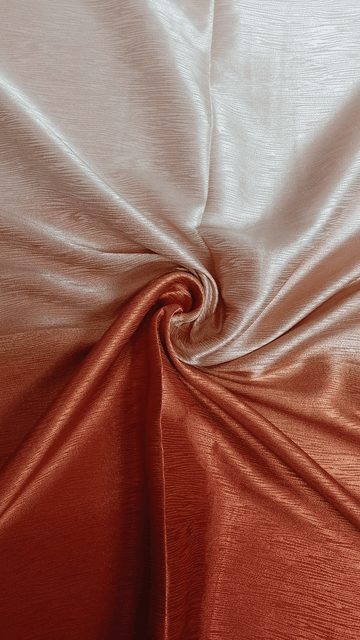 Two Tone Silk Hijabs - Copper Rose